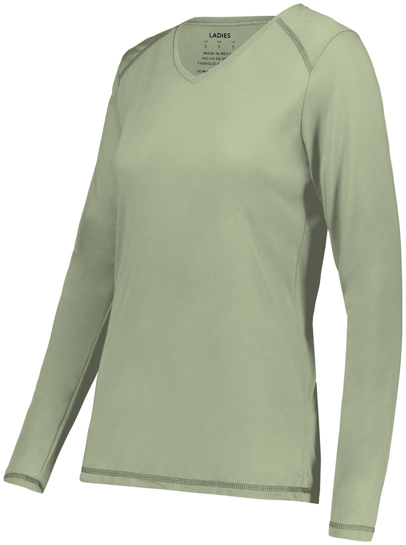 Augusta Ladies Super Soft-Spun Poly Long Sleeve Tee
