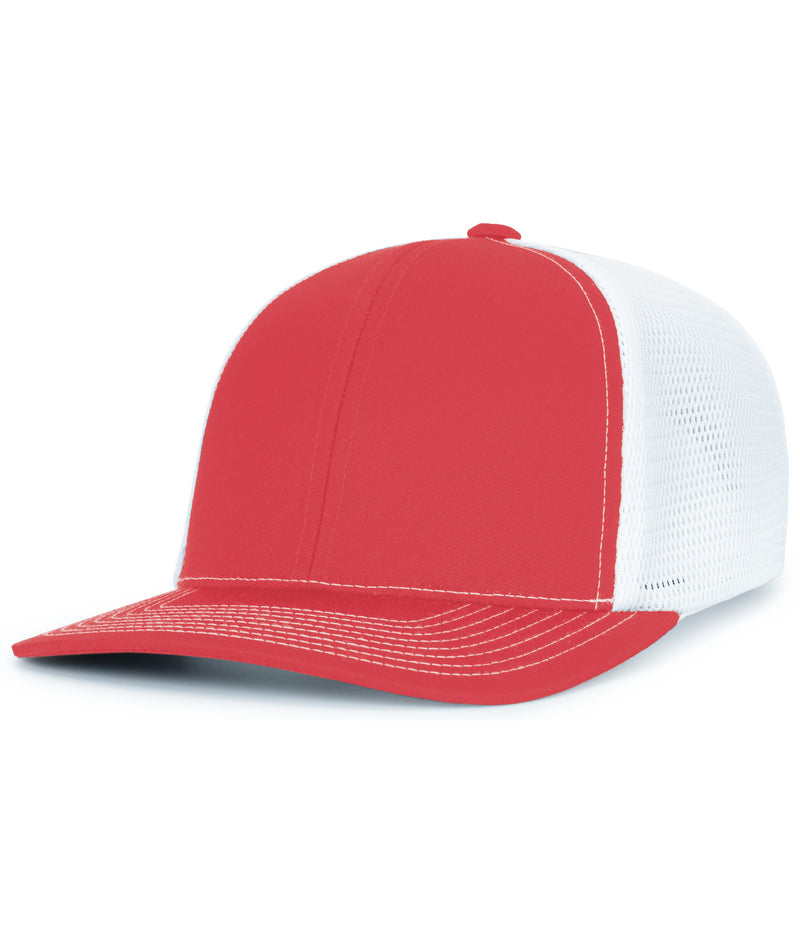Pacific Headwear Contrast Stitch Trucker PacFlex Snapback Cap