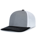 Pacific Headwear Contrast Stitch Trucker PacFlex Snapback Cap Pacific Headwear