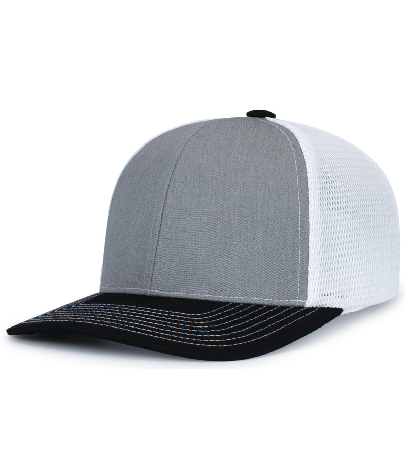 Pacific Headwear Contrast Stitch Trucker PacFlex Snapback Cap