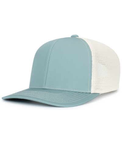 Pacific Headwear Contrast Stitch Trucker PacFlex Snapback Cap