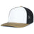 Pacific Headwear Contrast Stitch Trucker PacFlex Snapback Cap Pacific Headwear