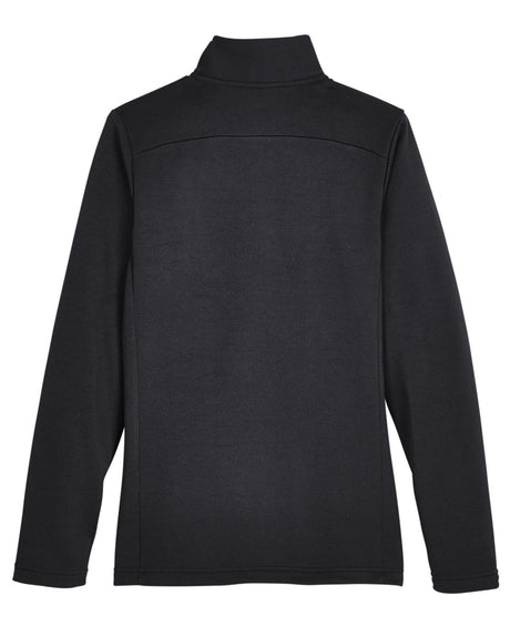 UltraClub Ladies' Coastal Pique Fleece Quarter-Zip UltraClub