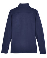 UltraClub Ladies' Coastal Pique Fleece Quarter-Zip UltraClub