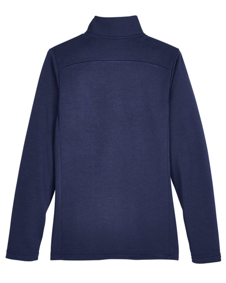 UltraClub Ladies' Coastal Pique Fleece Quarter-Zip UltraClub