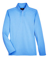 UltraClub Ladies' Coastal Pique Fleece Quarter-Zip UltraClub
