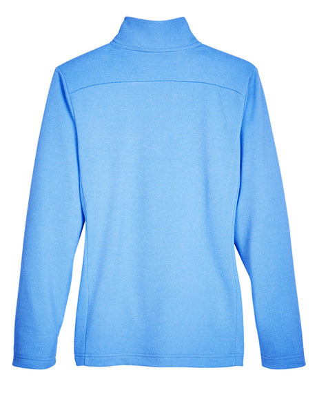 UltraClub Ladies' Coastal Pique Fleece Quarter-Zip UltraClub