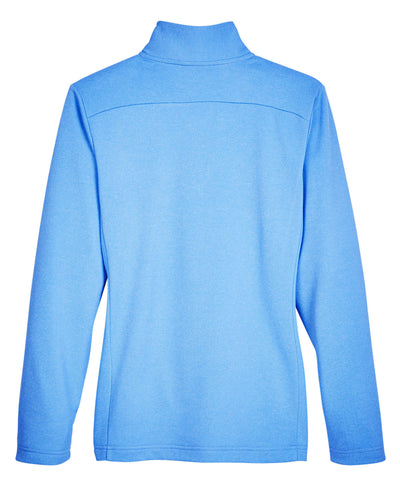 UltraClub Ladies' Coastal Pique Fleece Quarter-Zip