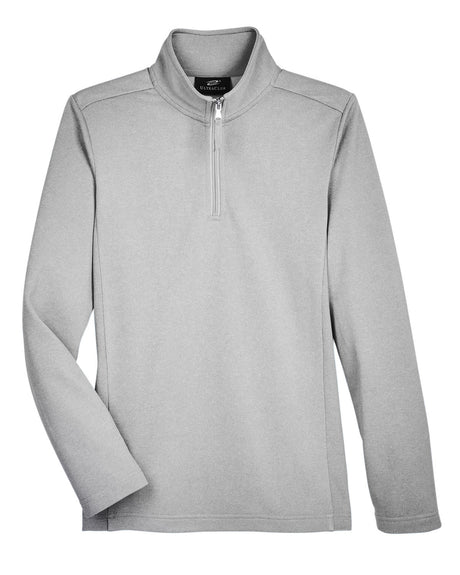 UltraClub Ladies' Coastal Pique Fleece Quarter-Zip UltraClub