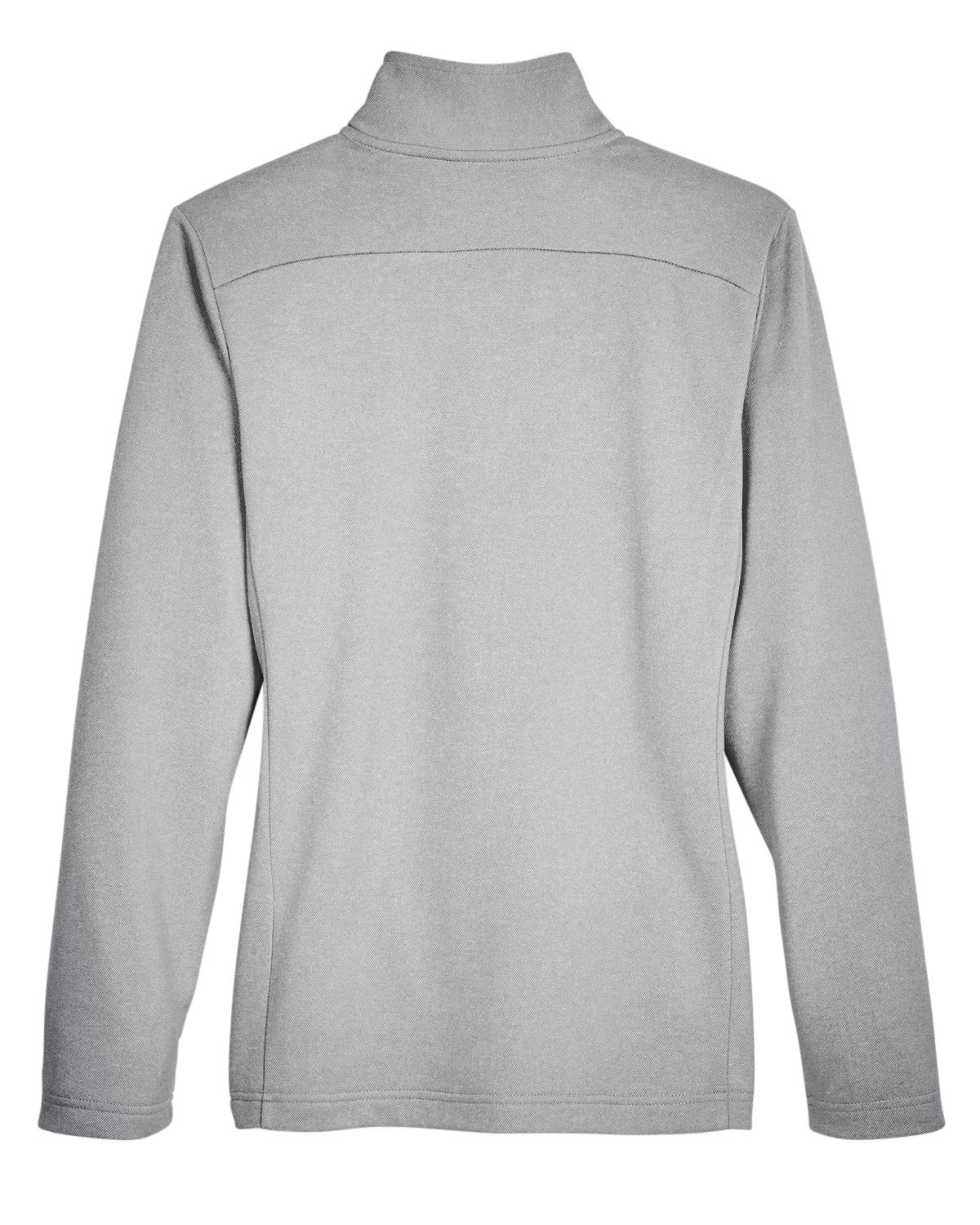 UltraClub Ladies' Coastal Pique Fleece Quarter-Zip UltraClub