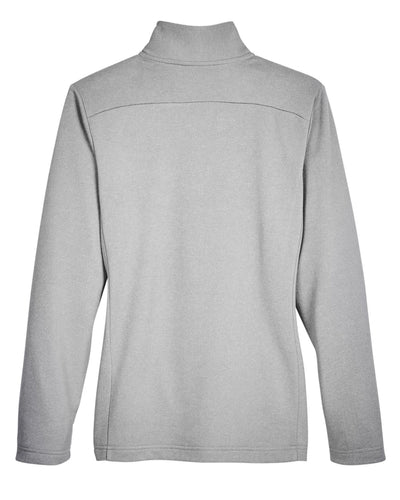 UltraClub Ladies' Coastal Pique Fleece Quarter-Zip