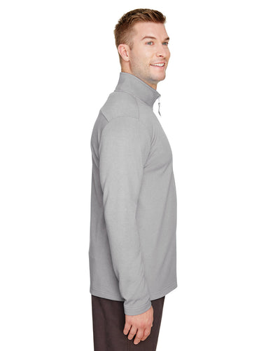 UltraClub Men's Coastal Pique Fleece Quarter-Zip