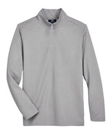 UltraClub Men's Coastal Pique Fleece Quarter-Zip UltraClub