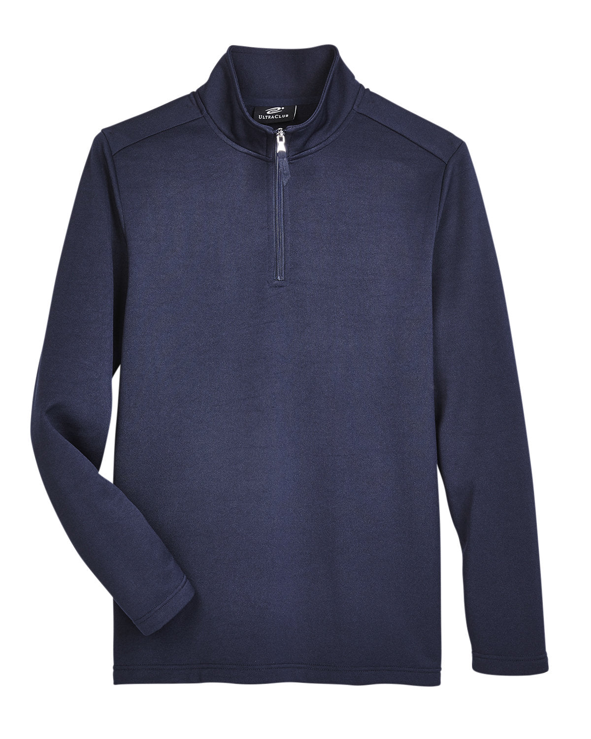 UltraClub Men's Coastal Pique Fleece Quarter-Zip UltraClub