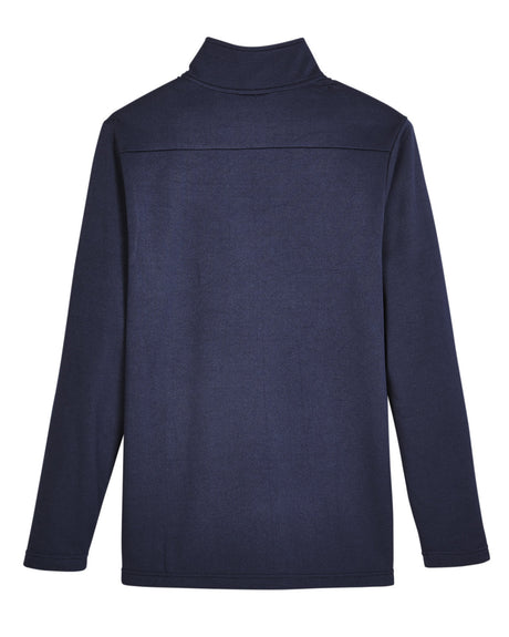 UltraClub Men's Coastal Pique Fleece Quarter-Zip UltraClub