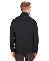 UltraClub Men's Coastal Pique Fleece Quarter-Zip UltraClub