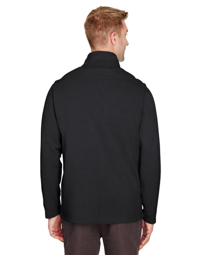 UltraClub Men's Coastal Pique Fleece Quarter-Zip