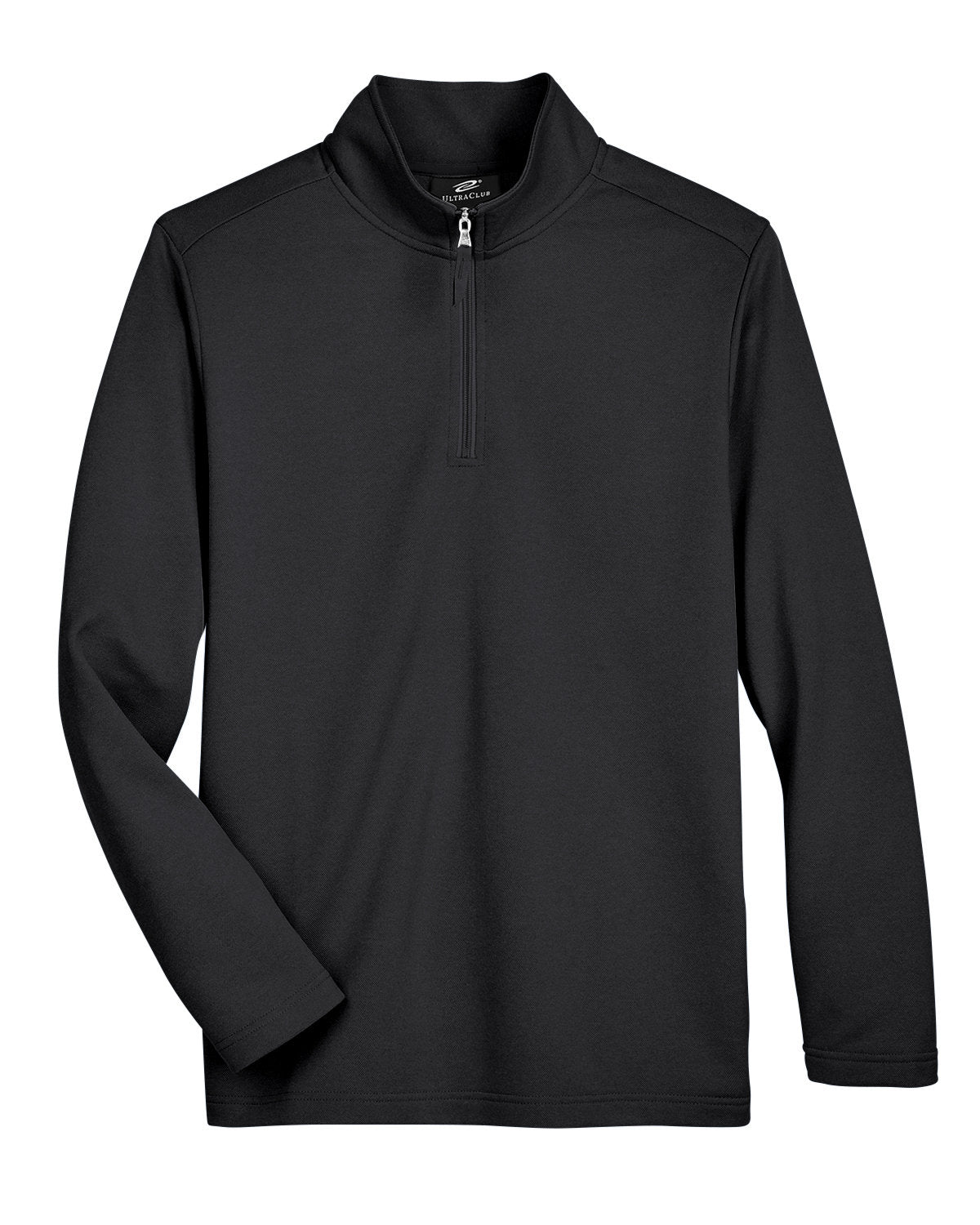 UltraClub Men's Coastal Pique Fleece Quarter-Zip UltraClub