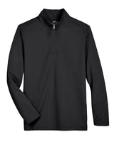 UltraClub Men's Coastal Pique Fleece Quarter-Zip UltraClub