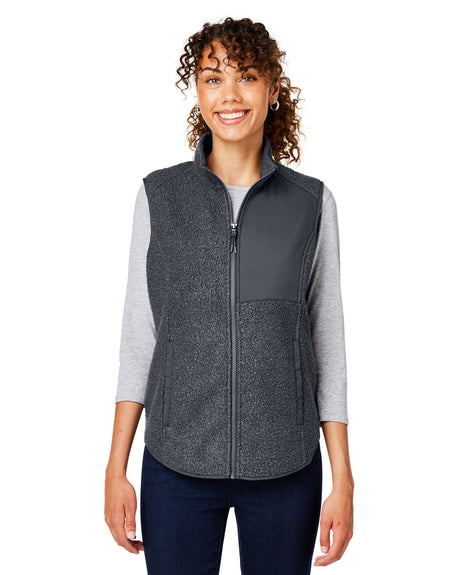 North End Ladies' Aura Sweater Fleece Vest North End