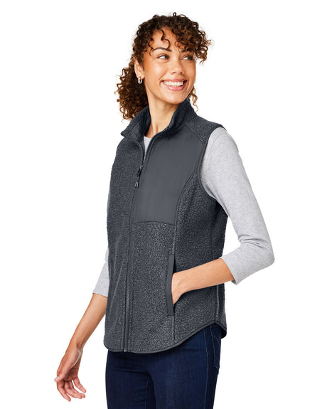North End Ladies' Aura Sweater Fleece Vest North End