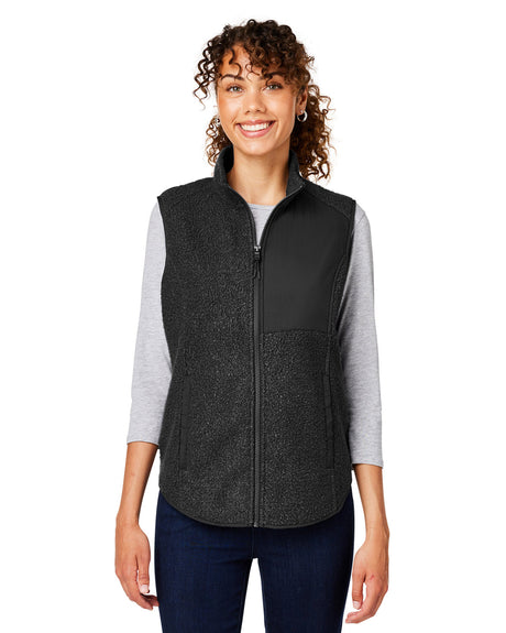 North End Ladies' Aura Sweater Fleece Vest North End