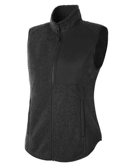 North End Ladies' Aura Sweater Fleece Vest North End
