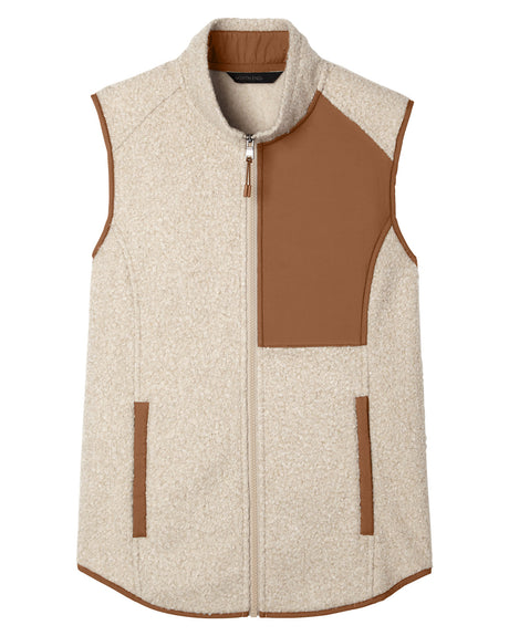 North End Ladies' Aura Sweater Fleece Vest North End