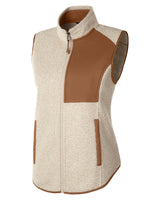 North End Ladies' Aura Sweater Fleece Vest North End