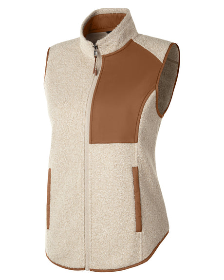 North End Ladies' Aura Sweater Fleece Vest North End