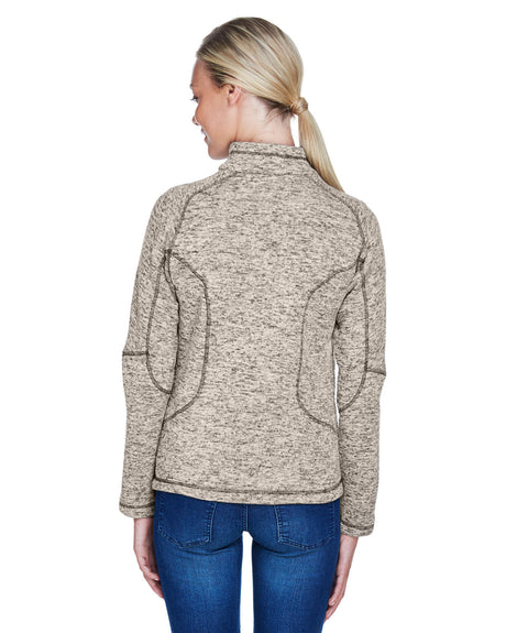 North End Ladies' Peak Sweater Fleece Jacket North End