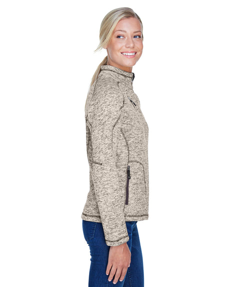 North End Ladies' Peak Sweater Fleece Jacket North End
