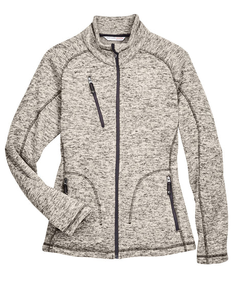 North End Ladies' Peak Sweater Fleece Jacket North End