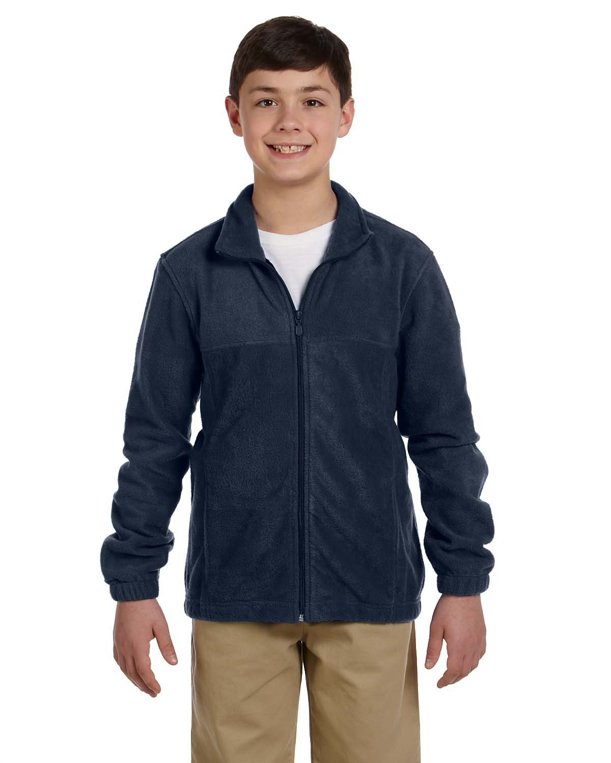 Harriton Youth 8 oz. Full-Zip Fleece Harriton