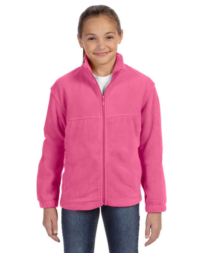 Harriton Youth 8 oz. Full-Zip Fleece