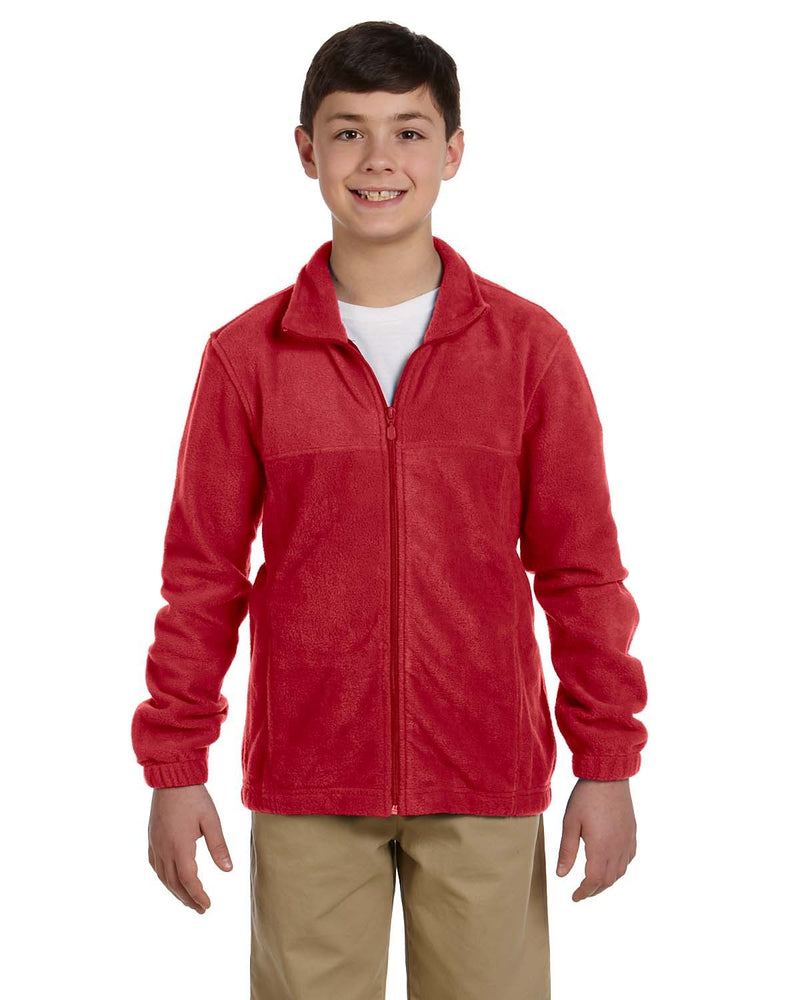 Harriton Youth 8 oz. Full-Zip Fleece