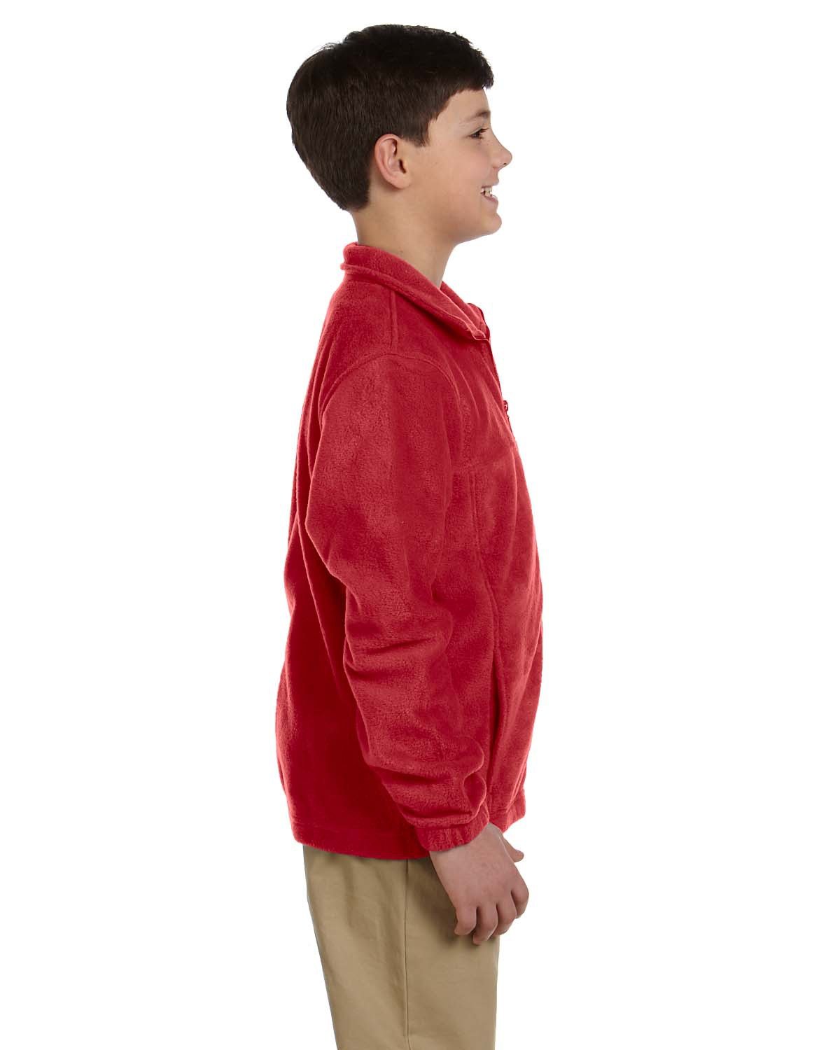 Harriton Youth 8 oz. Full-Zip Fleece Harriton