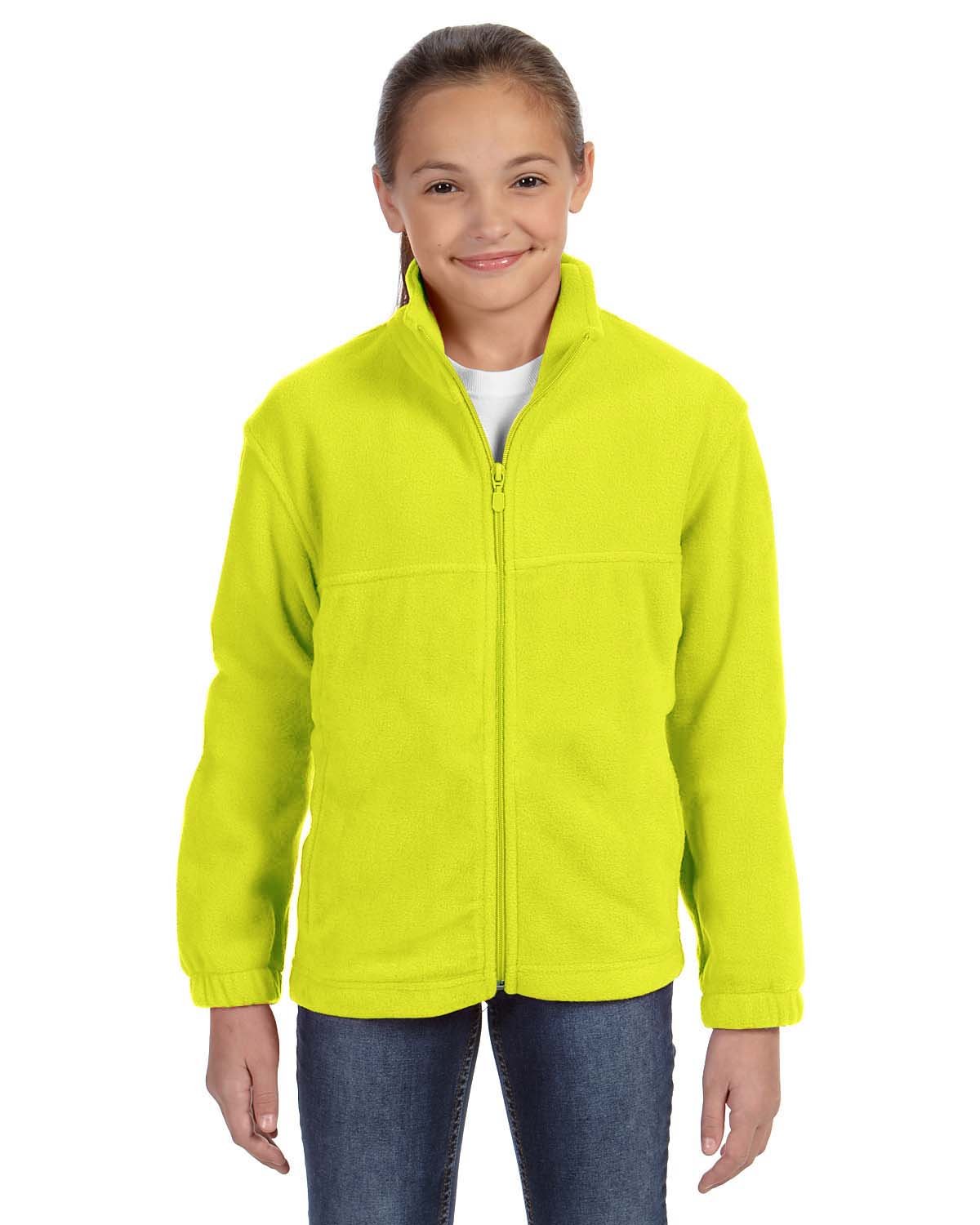 Harriton Youth 8 oz. Full-Zip Fleece Harriton