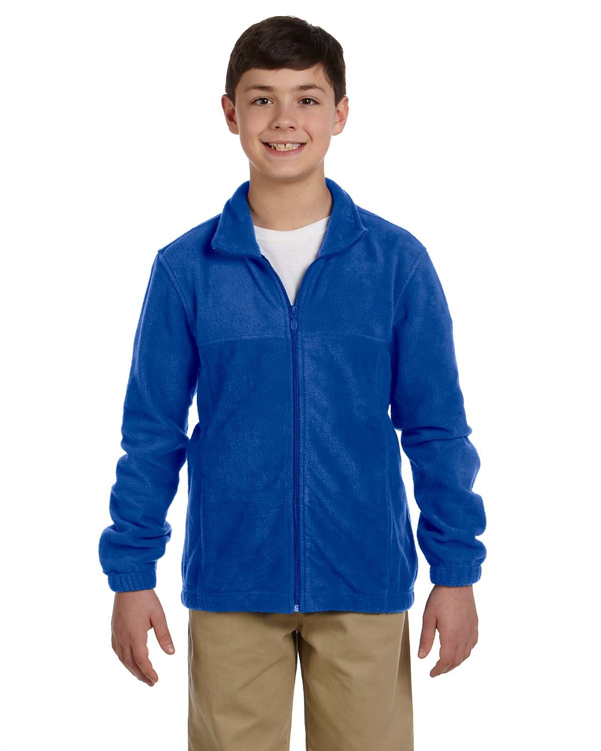 Harriton Youth 8 oz. Full-Zip Fleece Harriton