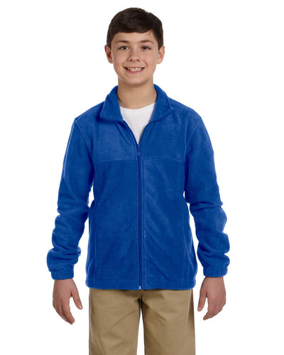 Harriton Youth 8 oz. Full-Zip Fleece