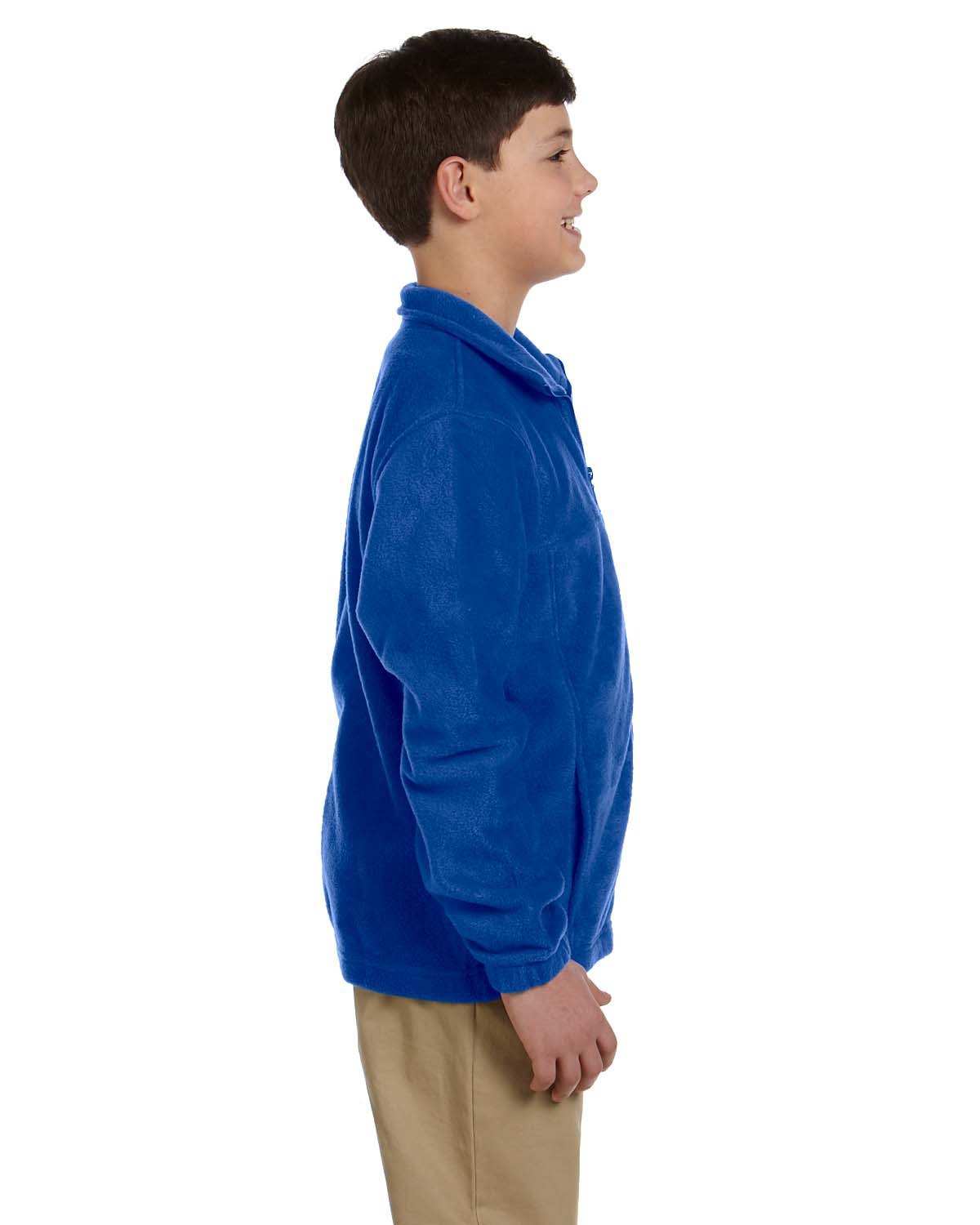 Harriton Youth 8 oz. Full-Zip Fleece Harriton
