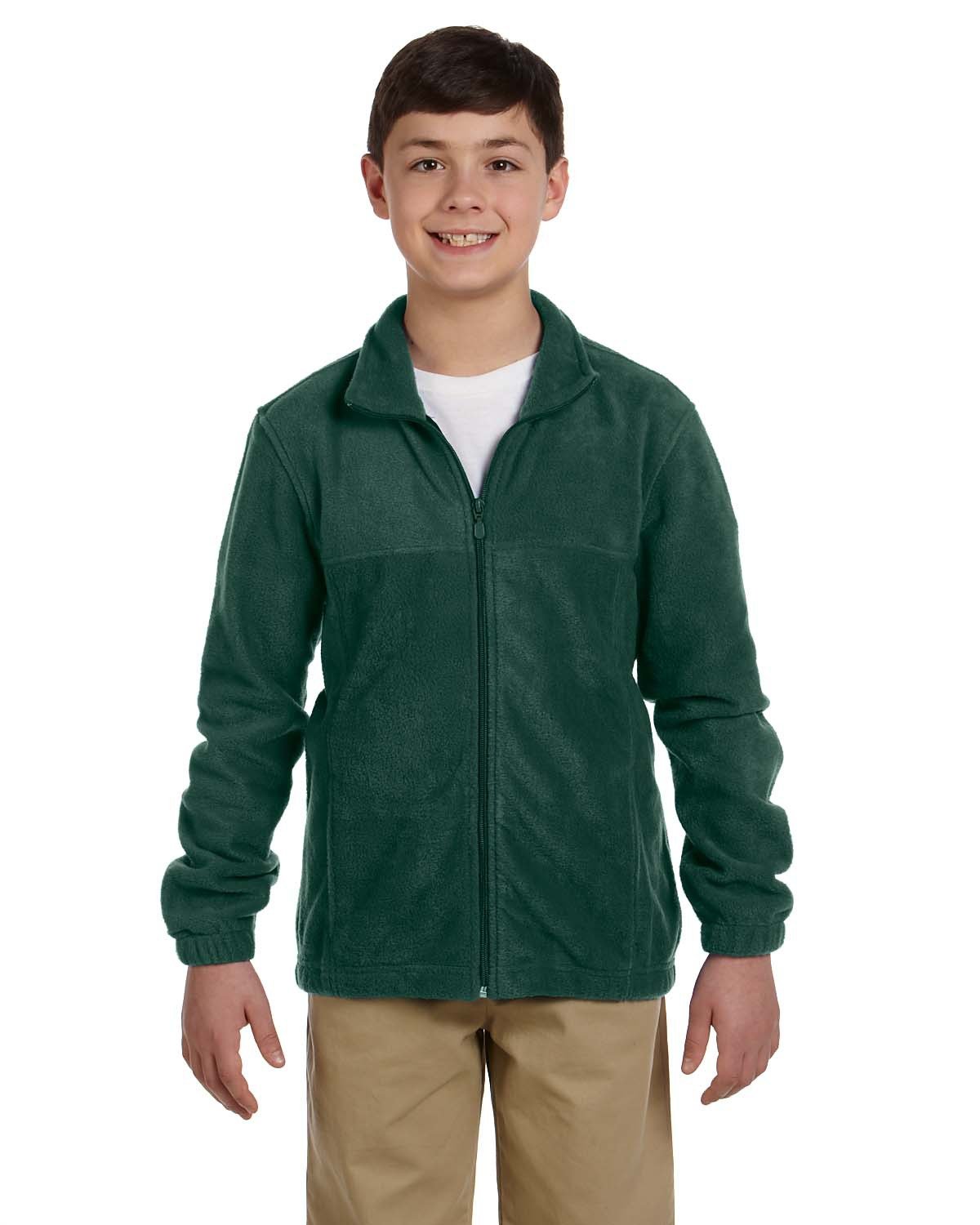 Harriton Youth 8 oz. Full-Zip Fleece Harriton