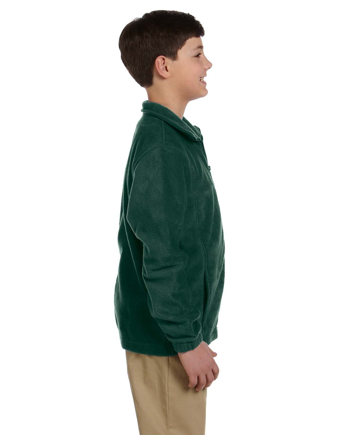 Harriton Youth 8 oz. Full-Zip Fleece Harriton