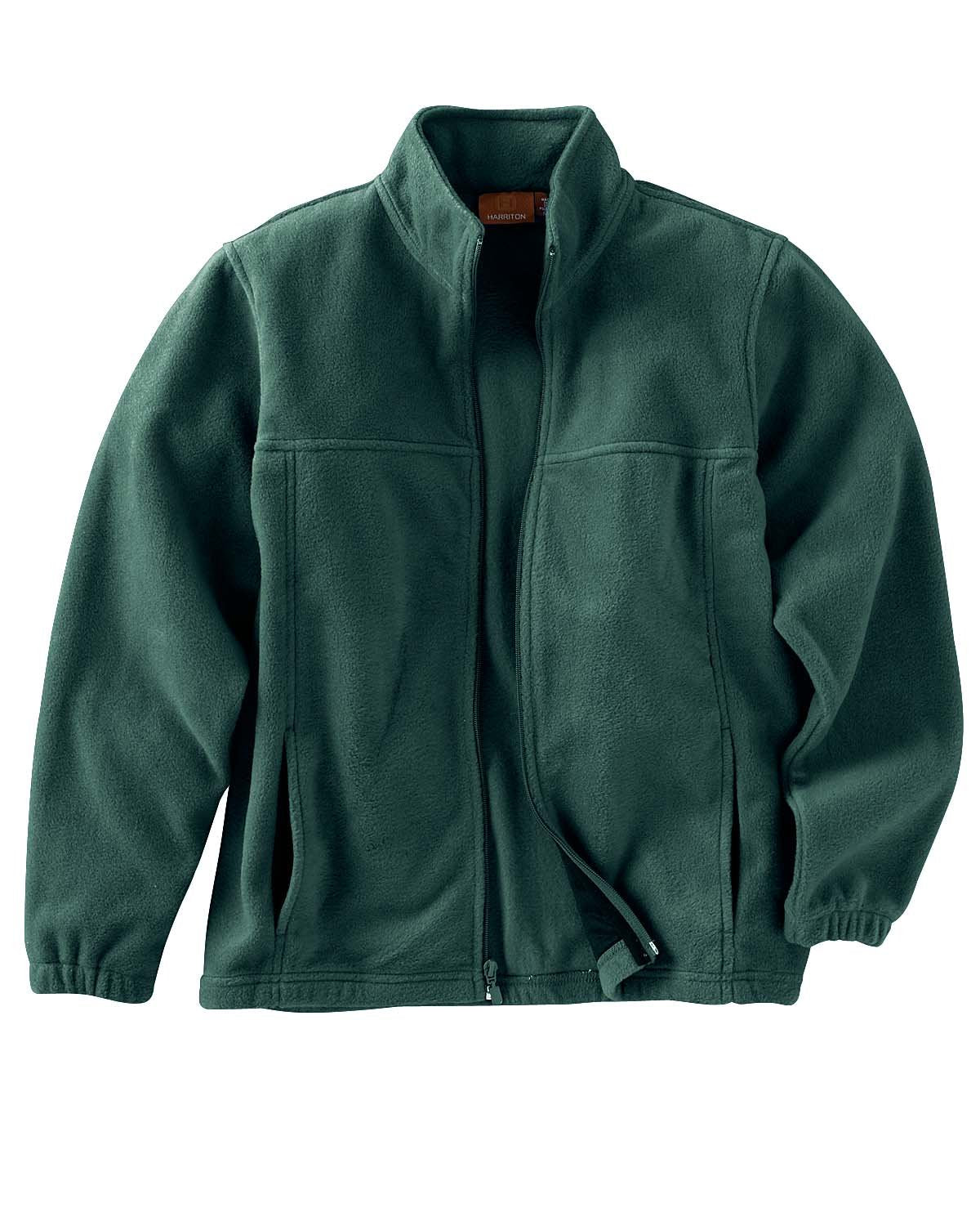 Harriton Youth 8 oz. Full-Zip Fleece Harriton