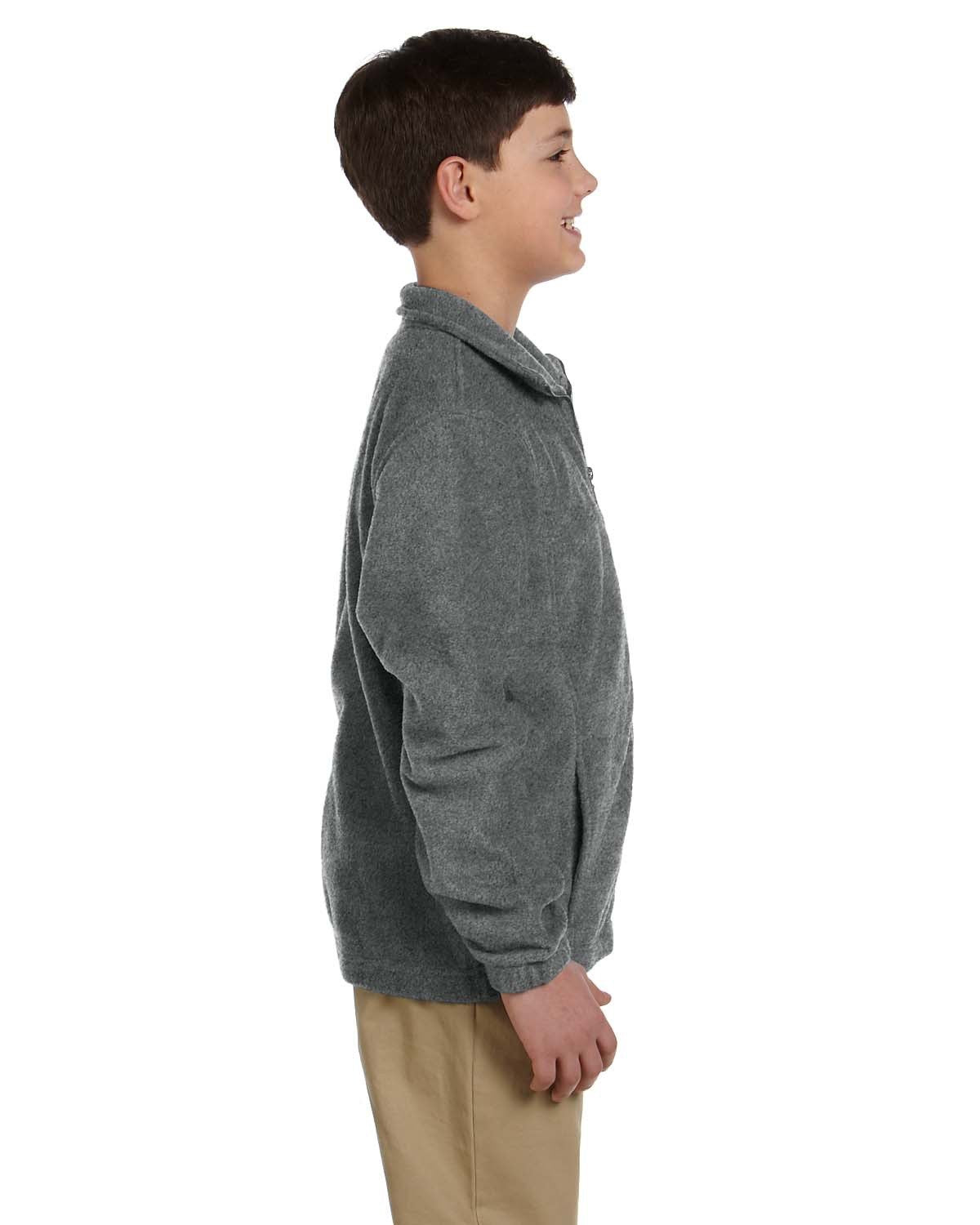 Harriton Youth 8 oz. Full-Zip Fleece Harriton