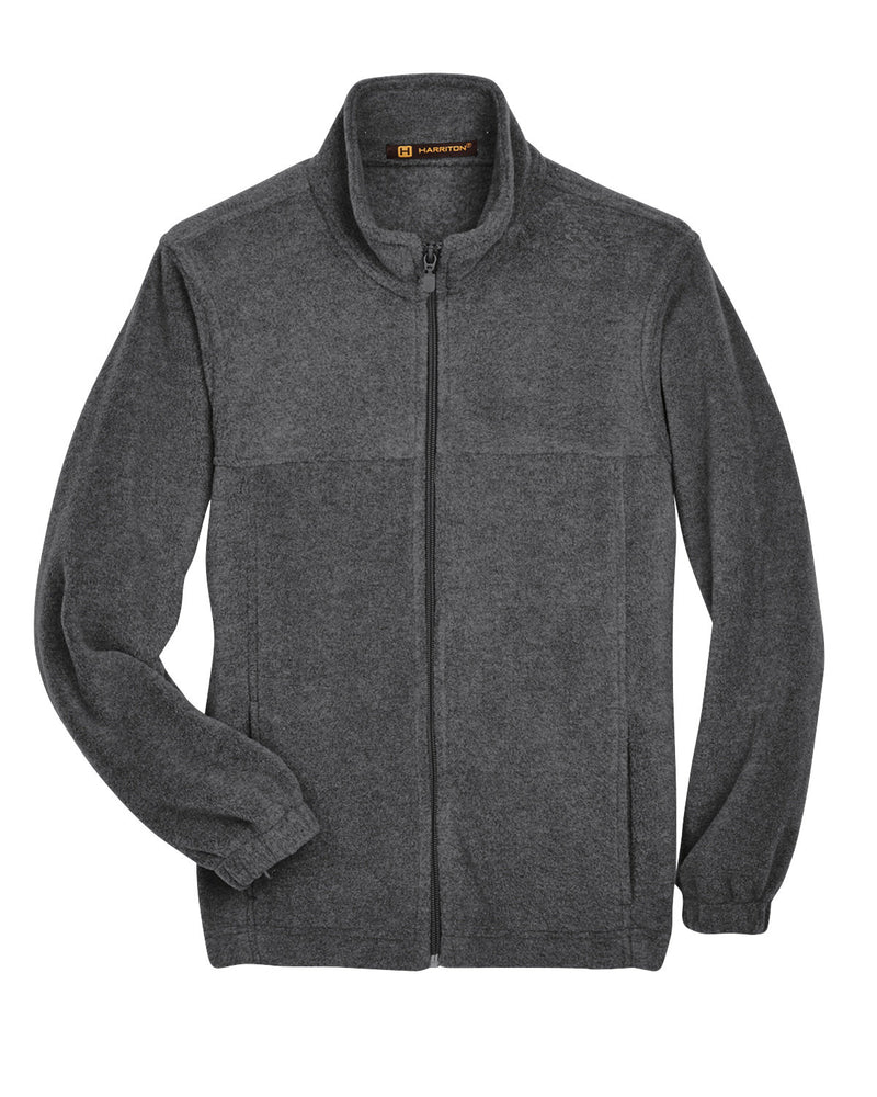 Harriton Youth 8 oz. Full-Zip Fleece