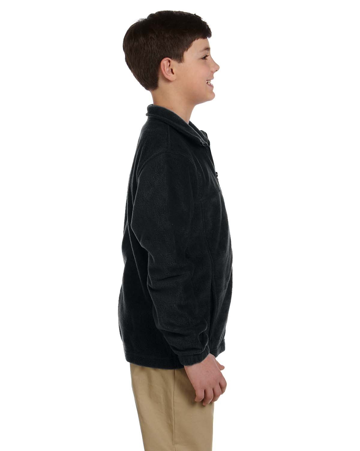 Harriton Youth 8 oz. Full-Zip Fleece Harriton