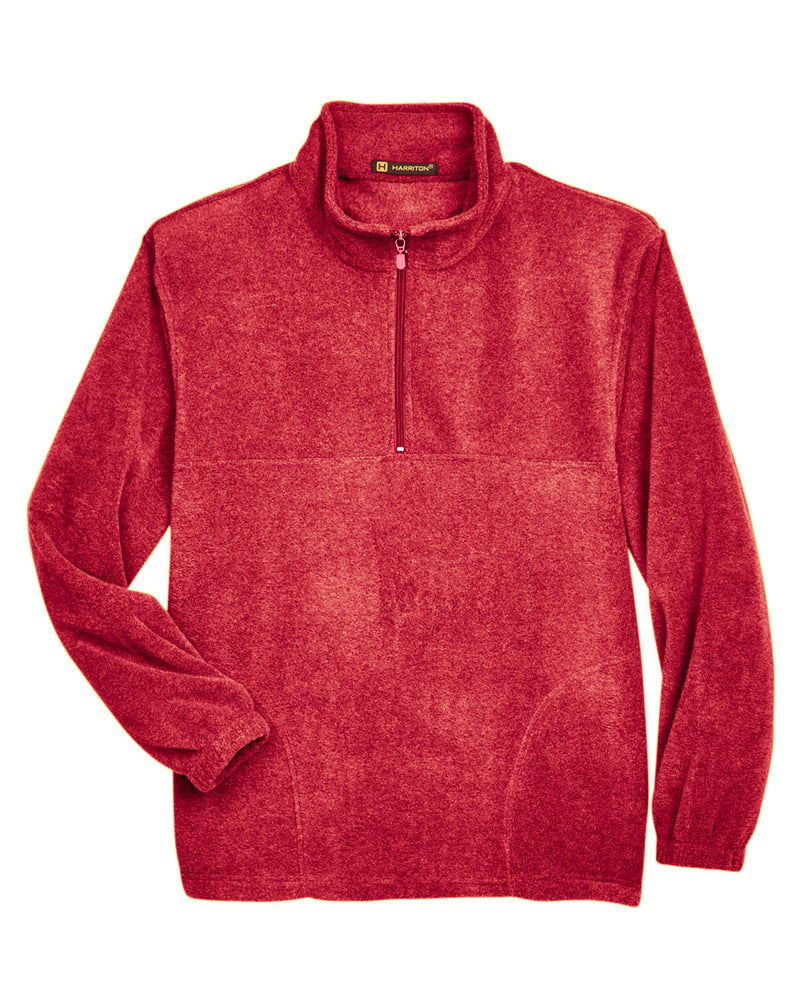 Harriton Adult 8 oz. Quarter-Zip Fleece Pullover