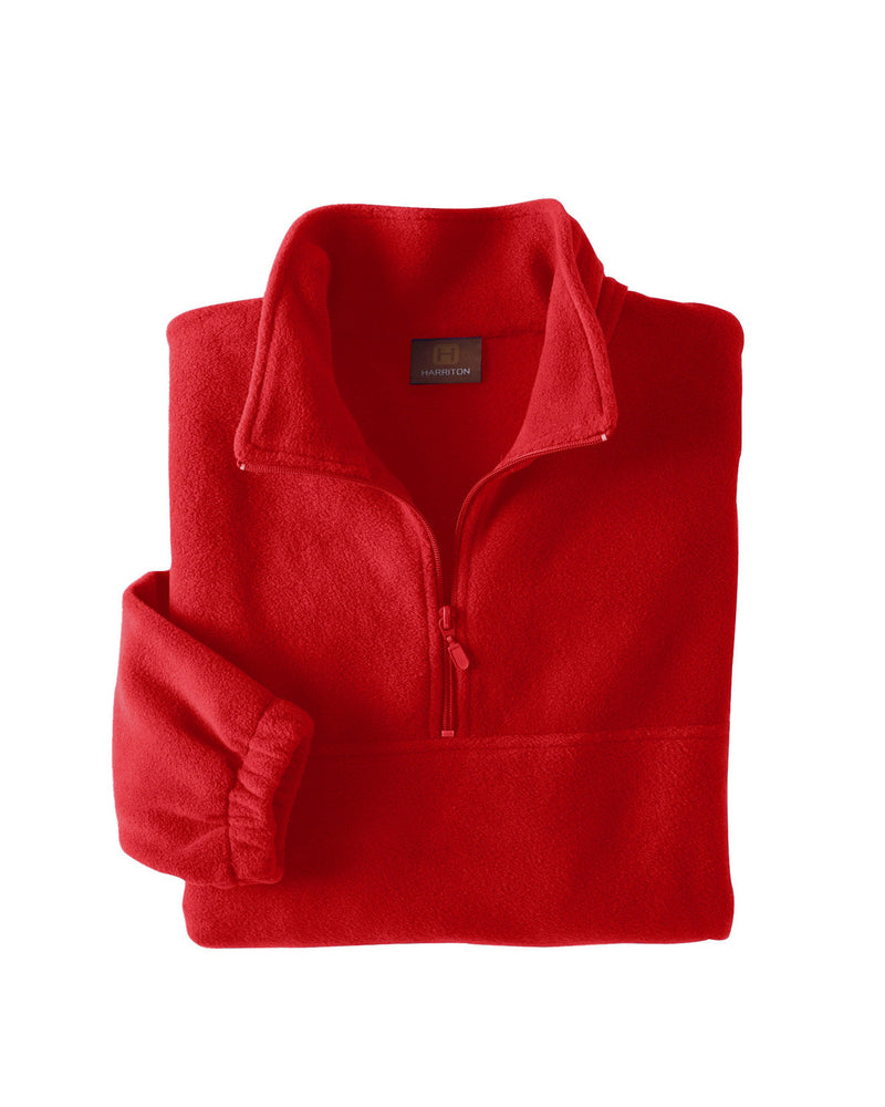 Harriton Adult 8 oz. Quarter-Zip Fleece Pullover