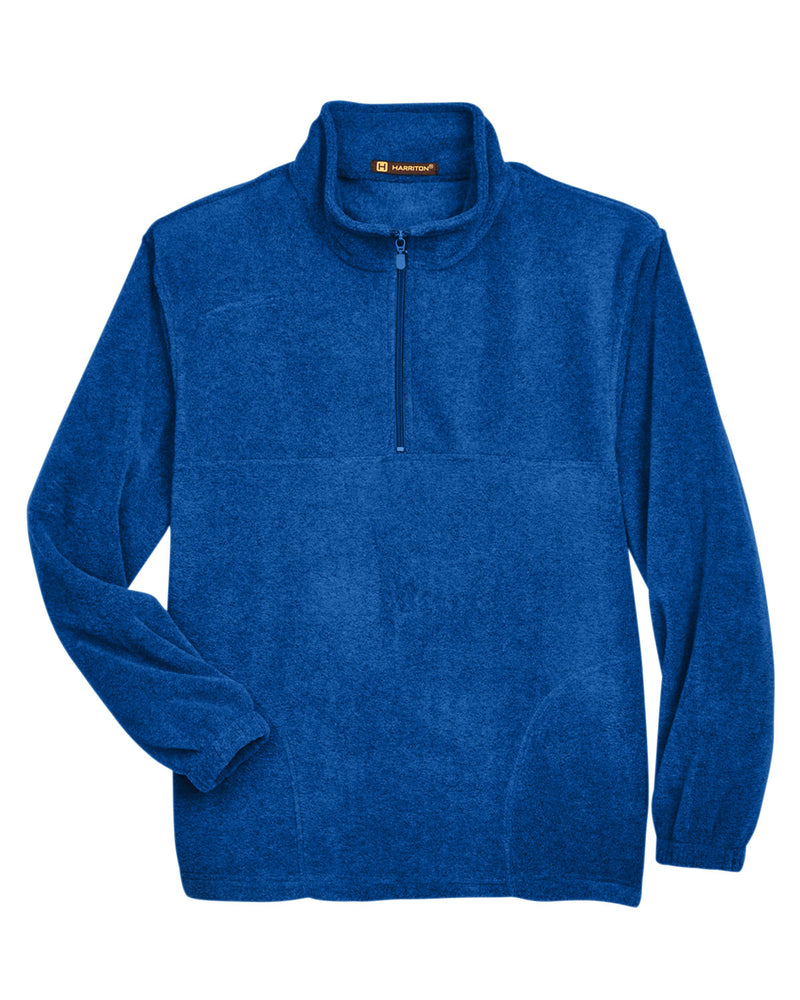 Harriton Adult 8 oz. Quarter-Zip Fleece Pullover